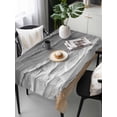 thumbnail image 6 of Grey Coastal Beach Table Cloth, Summer Nautical Oil Painting Waterproof Tablecloth for Rectangle Tables, Reusable Washable Fabric Table Cover for Restaurant Kitchen Dining Tables 60"x120", 6 of 6