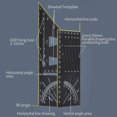 thumbnail image 2 of (21.5*7.2*6.2cm)aluminum Alloy Square Measuring Ruler For Woodworking - 3d Miter Angle Measuring Tool 45-90 Degree Carpenter Ruler, Gifts For Men, Dad, 2 of 5