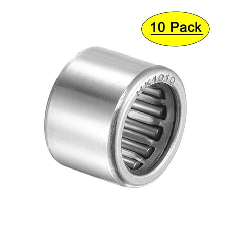 HK1012 Needle Roller Bearings 10mm Bore 14mm OD 12mm Width Chrome Steel Open End Bearing 10pcs
