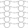 thumbnail image 4 of 8PCS Adjustable Picture Hanging Wire Kit, 6.6FT Heavy Duty Stainless Steel Wire for Hanging Pictures, Frame, Mirrors,10*pcs Picture Hanging Wire Kit,Silver, 4 of 8