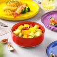 thumbnail image 6 of Malacasa 18 Pcs Dinnerware Sets for 6, Plates and Bowls Set, Stoneware Tableware Dishwasher Microwave Safe, Multicolor, 6 of 10
