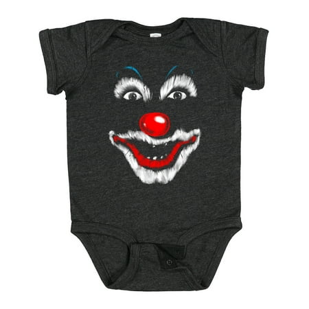 

Inktastic Scary Clown with a Toothless Big Smile Gift Baby Boy or Baby Girl Bodysuit