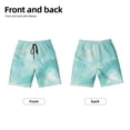 thumbnail image 2 of PAYOHTO Pastel Cyan Mint Watercolor Boys Swim Trunks Quick Dry Beach Boardshorts for Teen Boys Bathing Suit Swimwear for Boys, 2 of 7
