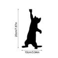 thumbnail image 3 of Fiudx Marcapáginas de Gato, Elegante Silueta de Hierro Negro, Exhibición de Arte Minimalista, Pieza Decorativa Duradera, para Uso En La Oficina, Regalo Ideal para Amantes de Los Gatos, Escaparate de, 3 of 5