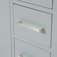 thumbnail image 4 of Ariel Cambridge 61 In. Double Rectangle Sink Vanity With Carrara White Marble 0.75 In Countertop In Grey, 4 of 10