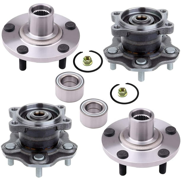 (4) Front Wheel Hub and Bearing Repair Kit and Rear Wheel Hub and