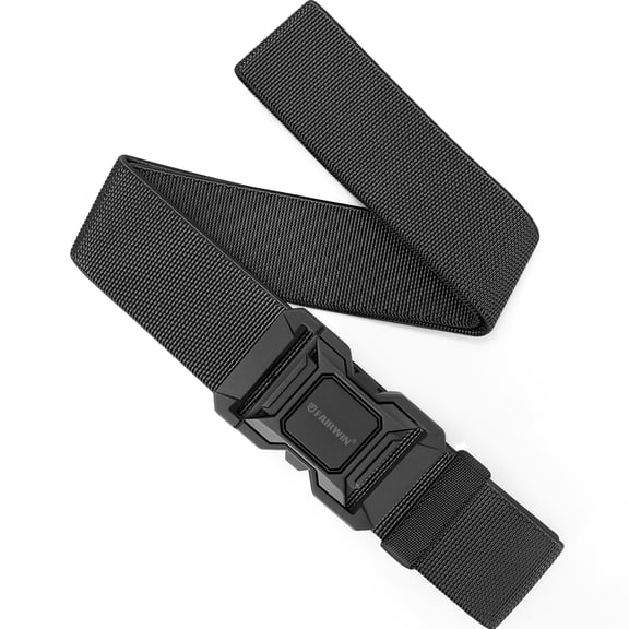 FAIRWIN Men's Belt, Elastic Stretch Nylon Work Belt for Men