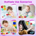 thumbnail image 5 of 3Pcs Suction Cup Spinner Toys for Baby 12-18 Months Infant Travel Spinning Top Toys Bath Toy Age 1 2 3 High Chair Toys for Toddlers Girls Boys Gifts, 5 of 8