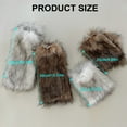 thumbnail image 5 of Yokua Winter Leg Warmers for Women Plush Warm Carnivals Halloween Furry Boot Covers, 5 of 13