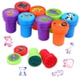 thumbnail image 4 of caja de 10 sellos infantiles surtidos e impresiones autoentintables para manualidades., 4 of 5