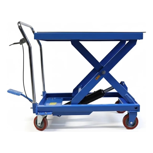 Mesa De Elevacion Hidraulica 500 Kg Azul