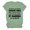 Olive Green, variant on WREESH Women's Fashion Letter Print T-Shirts Summer Casual Crew Neck Short Sleeve Tops Gray