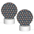 thumbnail image 2 of Salouo Garden Gnomes for Round Acrylic Night Light - Acrylic Sheets with LED Light Lamp Base - Decorative Night Lamp for Restaurant Bar Cafe Shop Room Decoration, 2 of 9