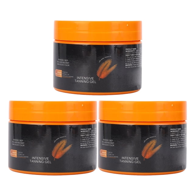 Intensive Tanning Gel, Tanning Accelerator Gel 150g Deep Hydration for Sunbed