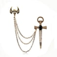thumbnail image 4 of Broches de Cruz Yuyangstore Alfileres de cuello plateado, 4 of 8