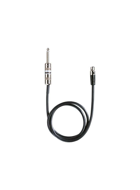 Shure WA302 Guitar Cable 1/4" to 4-Pin Mini Connector