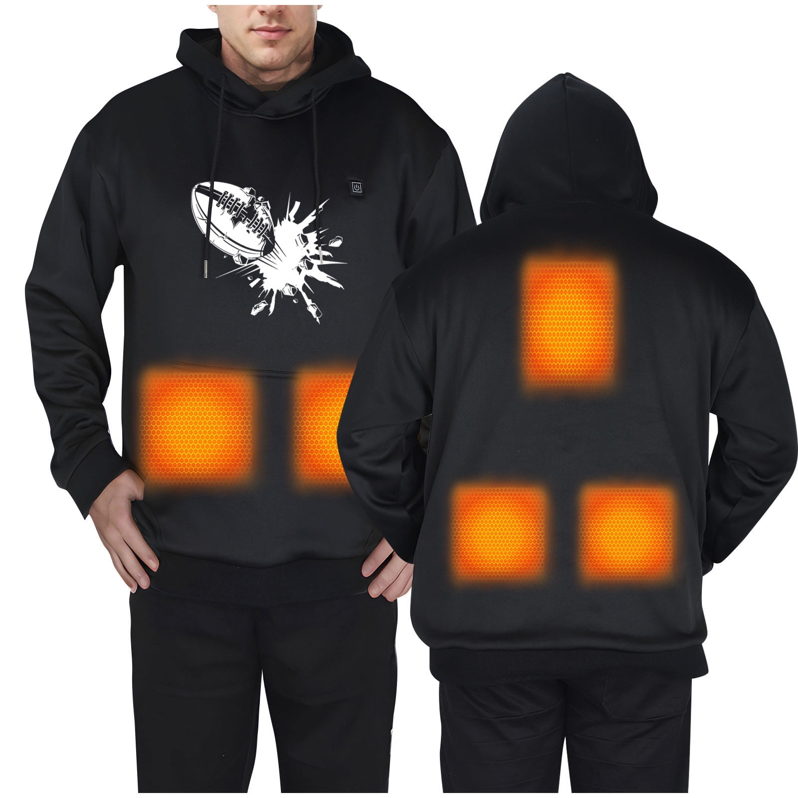 Heated sweatshirt womens best sale