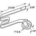 thumbnail image 4 of Prime Line 1109 1 Po. Rouleau de Porte Coulissante - Lot de 2, 4 of 4