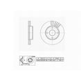 thumbnail image 4 of Winstop Brake Rotor, Front WS233398, Mazda Protege 2003-1999, 4 of 4