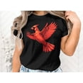 thumbnail image 2 of Red Northern Cardinal Bird Lover Birdwatcher Gift Men Women T-Shirt Red Cardinal Bird Animal Birthday Holiday Presents Men Women Kid Tshirt, 2 of 10