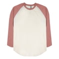 thumbnail image 3 of Ma Croix Men's Basic Raglan 3/4 Sleeve Tee Shirts Baseball Solid Athletic Crew Neck, 3 of 5