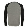 thumbnail image 3 of Unisex Champ Eco-Fleece Colorblocked Sweatshirt - EC GRY/ EC T BLK - XS, 3 of 5