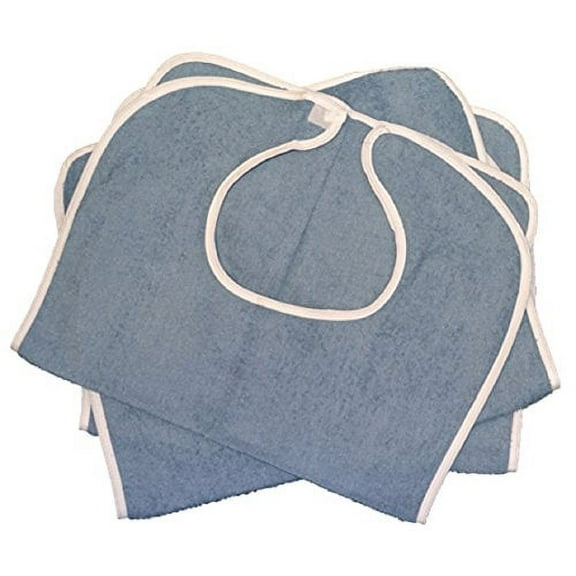 Terry Adult Bibs, 3Pk