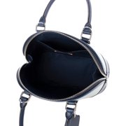 Coach Womens Sabrina Colorblock Satchel Bag in Pebbled Leather (Light Blue)