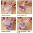 thumbnail image 3 of 1 Set Food Grade Rice Ball Molds,Flower Heart Shape Making Molds Kitchen Tools, 3 of 9