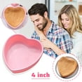 thumbnail image 2 of JVBTVB 4 Inch Heart Silicone Mold, Food Grade Chocolate & Cake Baking Mold, Reusable Valentine'S Day Gift For Diy Desserts, Flexible & Easy Clean, 2 of 3