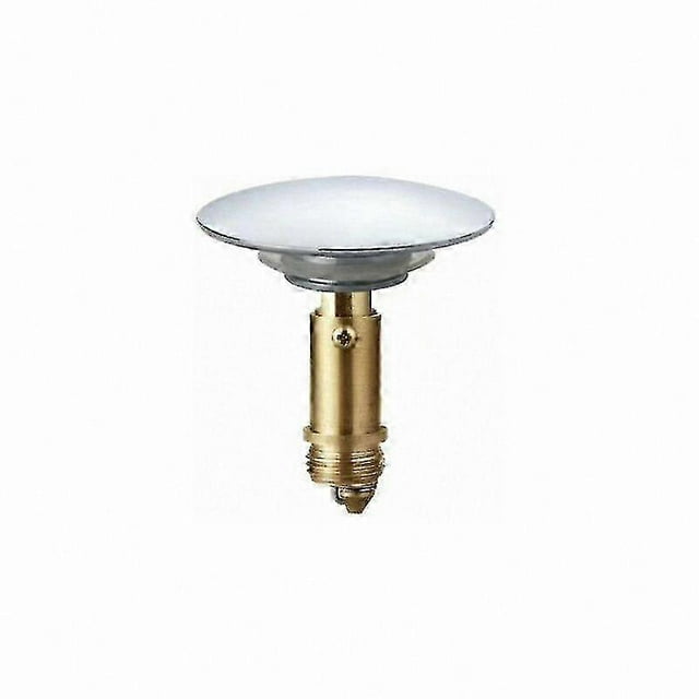 Chrome Plated Brass Pop-Up Drain Stopper for Bathroom and Kitchen Sinks, 66mm Click-Clack Design