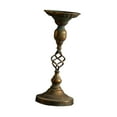 thumbnail image 4 of Candelabro de metal Portavelas Portavelas Adorno vintage Centro de mesa para 15 pulgadas de altura, 4 of 9