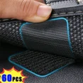 thumbnail image 2 of 60/2Pcs Self-Adhesive Carpet Fixing Sticker Double Sided Car Floor Mats Fixed Patches Multi-purpose Carpet Sheets Non-slip Tapes Rectangle 60PCS(30pairs), 2 of 6