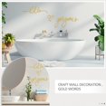 thumbnail image 4 of Decoración de pared de metal Hicarer Hello Gorgeous Gold 30 cm, 4 of 6