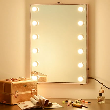 Yescom 12 Led Lights Hollywood Vanity Mirror For Makeup Artist Led Lights Hollywood Vanity Mirror