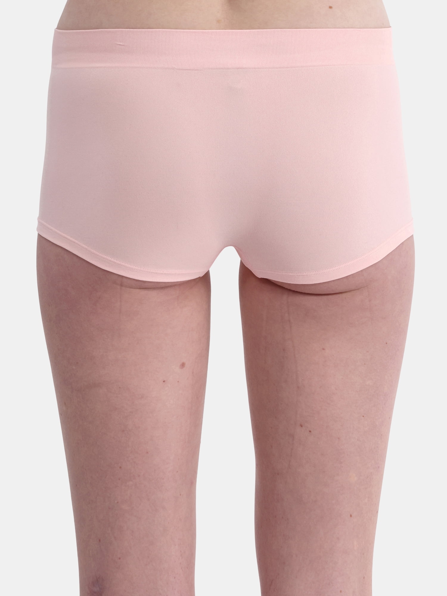 No Boundaries Seamless Boyshort Panties, Women's and Women's Plus