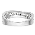 thumbnail image 5 of 14K White Gold Ring Band Wedding Diamond Round, 5 of 7