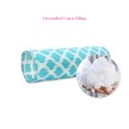thumbnail image 5 of FBTS Prime 20x6 inch Round Blue Geometric Indoor Outdoor Bolster Pillows with Inserts, 2 per Pack, 5 of 7
