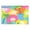 Bright Waves, variant on Set of 6 Placemats Heat & Wear Resistant Individual Mat for Table Kitchen Decoration or Outdoor White Crowns 18*12in