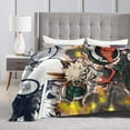 thumbnail image 4 of My Hero Academia Blanket, Anime Throw Blanket For Couch Sofa Bed, Soft Cozy Lightweight Warm Flannel Blanket, Home Decor, Anime Gifts For Boys Girls Kids Teens, 60"X50", 4 of 9
