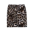 thumbnail image 2 of Womens Skirt Leopard Printed Ladies Stretch Elasticated Summer Short Mini Skirt, 2 of 2