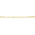 thumbnail image 5 of Floreo 10k Yellow Gold 2.5mm Solid Figaro Chain Link Necklace - 20 inch, 5 of 6