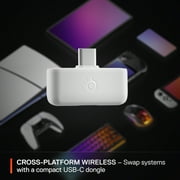 SteelSeries Arctis Nova 5 Wireless Multi-System Gaming Headset for PC, Switch and Mobile - White