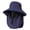Navy, variant on Sun Hat for Men Women, Breathable Adjustable Outdoor Uv Sun Protection Wide Brim Hat with Face Cover Neck Flap for Fishing Hiking Hats