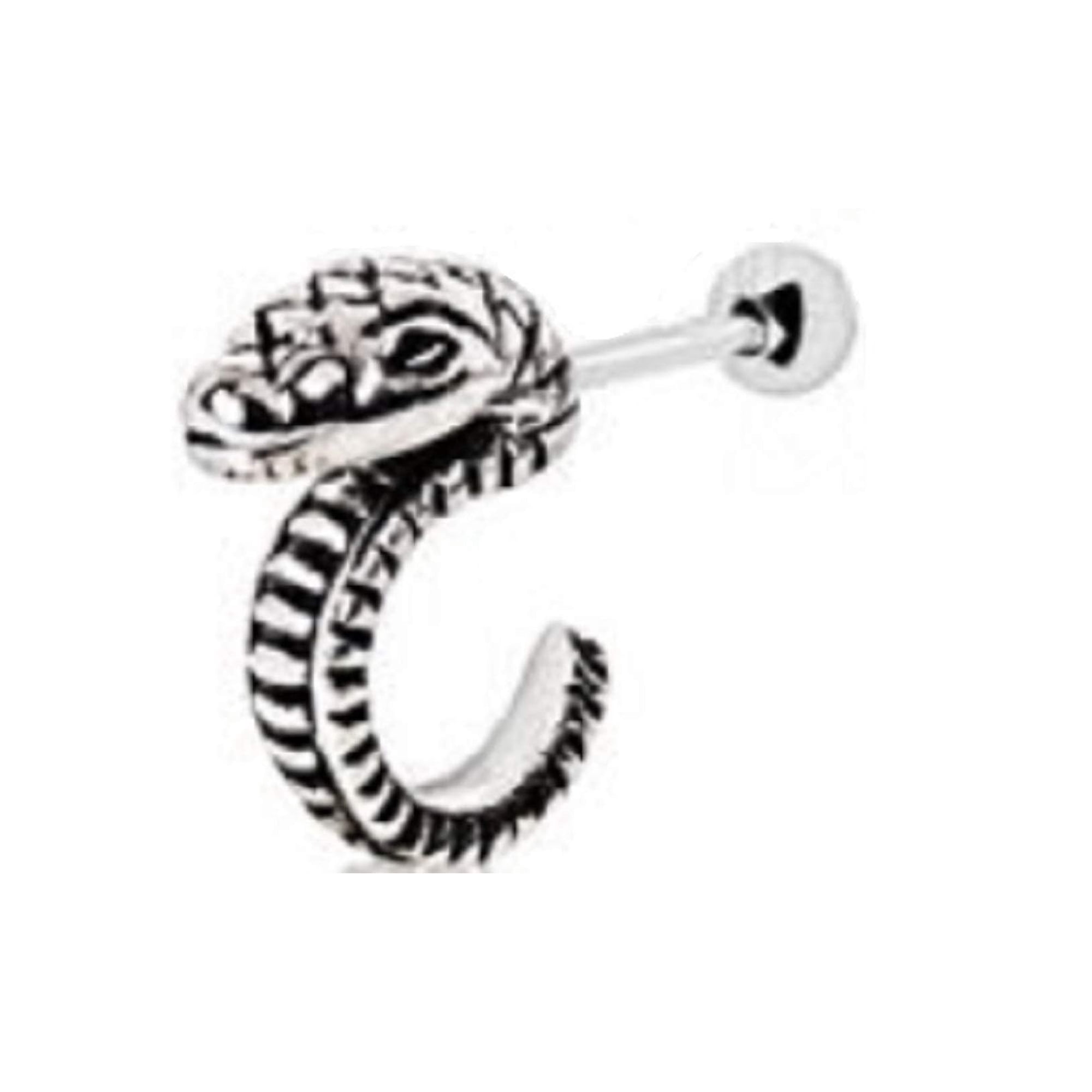 Snake Body Jewelry Piercing Cartiledge Tragus Ring 16g