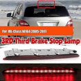 thumbnail image 2 of Car 3RD Brake Light Stop Lamp Assembly A1648201056 for - ML-Class W164 2005-2011 Rear Brake Tail Light, 2 of 5