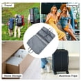 thumbnail image 4 of Unique Bargains 1 Pc Mesh Packing Cube for Luggage 11.81"x4.72"x14.96" Gray, 4 of 6