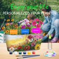 thumbnail image 4 of GUOOL Flowers Planting Growing Gardening Plant Set Contains 3 Different Flowers and, 4 of 8