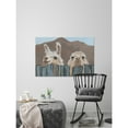 thumbnail image 3 of Marmont Hill Peekaboo Llamas 24.00" x 36.00" Painting Canvas Art Print, by Marmont Hill, 3 of 5