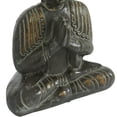 thumbnail image 5 of DecMode 13"W, 16.25"H Dolomite Eclectic Buddha Sculpture, Brown Colored, 5 of 9